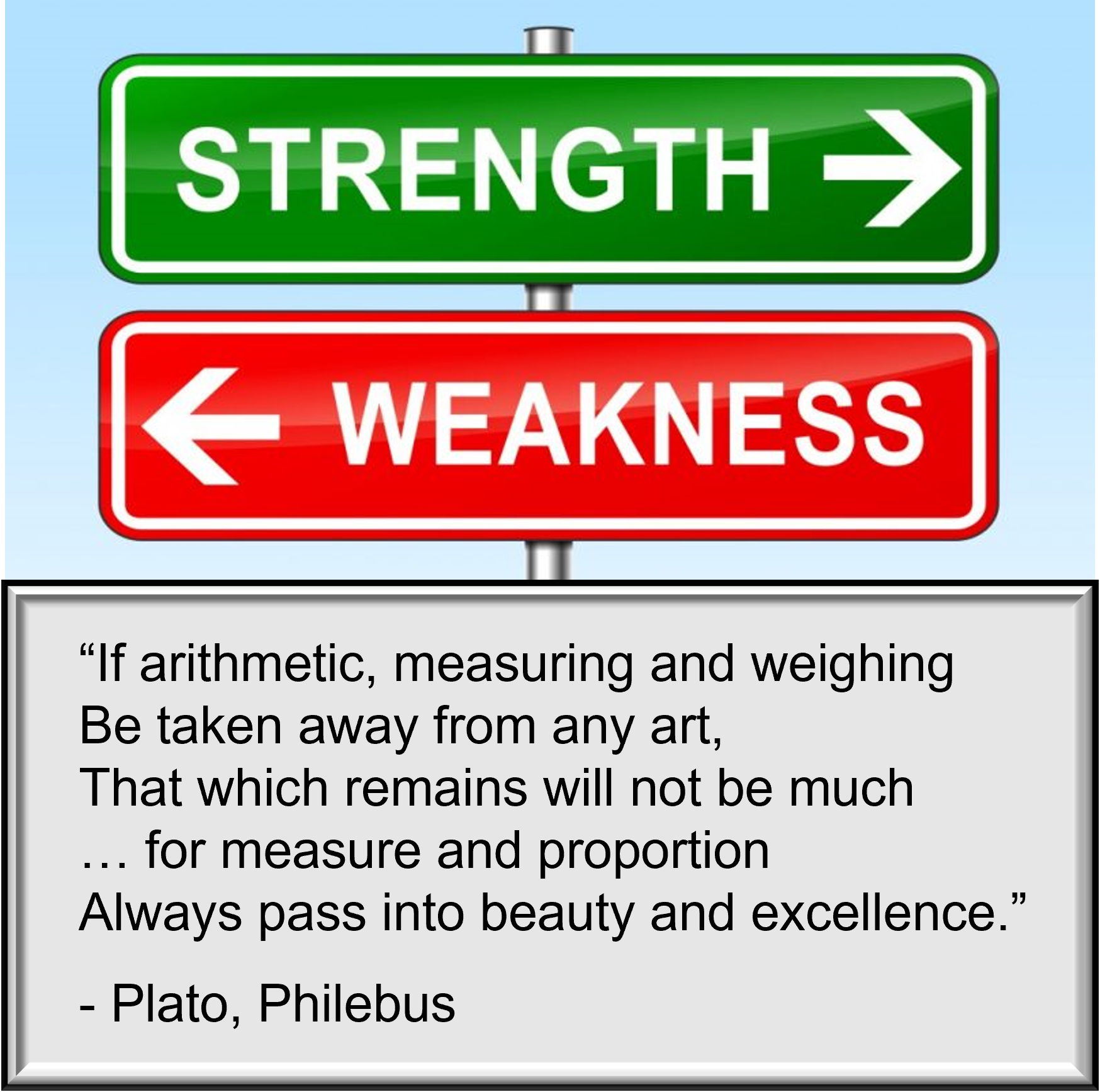 turn strength into weakness