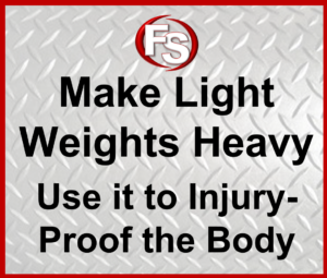 make light weights heavy