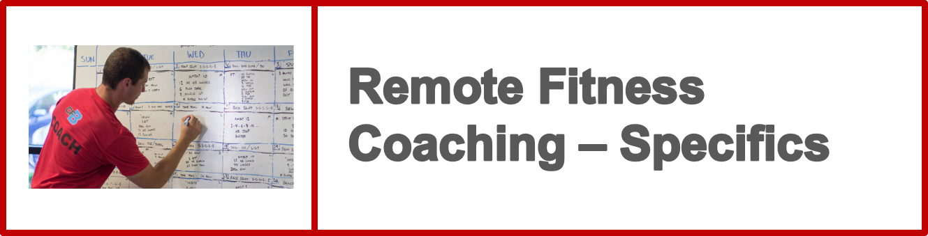 remote fitness coaching